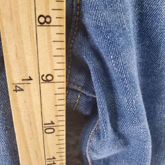 Levis Overalls Girls Size 14 Blue Denim Cotton Blend Pockets Adjustable Straps - Picture 6 of 11